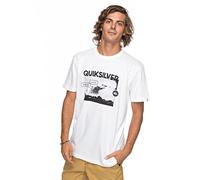 Quiksilver Herren SSCLABLACKHORIZ M TEES WBB0 Screen Tee, Bright White-Solid, M