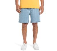 Shorts QUIKSILVER "TAXER DENIM SHORT", Herren, Gr. L, N-Gr, grau (2001 stone w), Obermaterial: 100% Baumwolle, sportlich, Hosen (21537961-L) 2001 stone w