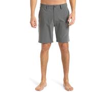 Quiksilver Herren Union Heather AMPH 19 Hybrid Shorts, Schwarz/Erika, 38