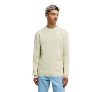 Quiksilver Strickpullover Waffle Herren Größe XL bone weiß 100% Walkfrottier