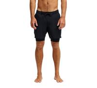 Boardshorts QUIKSILVER "Highline Amphibian 17", Herren, Gr. L (M/L), schwarz, Obermaterial: 88% Microfaser, 12% Elasthan;, Hosen (60366707-33) schwarz