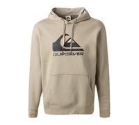 Quiksilver Hoodie Herren Regular Fit Baumwolle beige Logo und Motiv, S