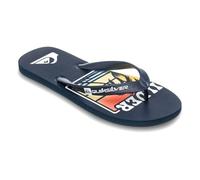 Quiksilver™ Java Art - Beach Flip-Flops for Men - Strand-Sandalen - Männer - 39 - Blau