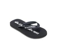 Quiksilver Java Wordmark Jungen Flip-Flops schwarz/weiß - 39