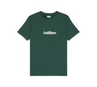 Quiksilver Jungen Ev Fineline Ss T-Shirt, Trekking Grün, 8 Jahre