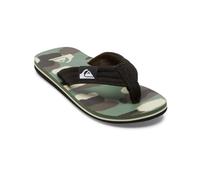 Quiksilver Jungen Molo Layback Yt Sandale, Black Brown Green, 32 EU