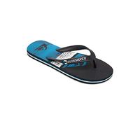 Quiksilver Jungen Molokai Panel Youth Flip Flop, Black Blue Black, 29 EU
