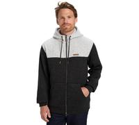 Quiksilver Strickjacke Herren Comfort Fit Mikrofaser grau, XL
