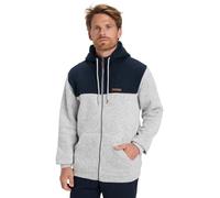 Quiksilver Keller Block Sweatjacke light grey heather Herren Gr. M