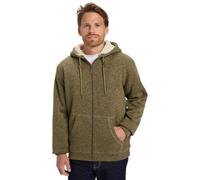 Quiksilver Keller Sherpa Fleece Pullover, Beige, XL