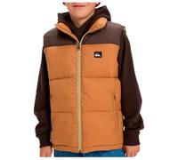 Quiksilver - Kid's Cold Days Sleeveless - Winterweste, Gr. 152 M - 12 Years, orange (ChocolateBrown)