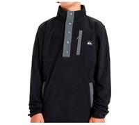 Quiksilver - Kid's No Destination Half Snap - Fleecepullover, Gr. 152 M - 12 Years, schwarz (Black)