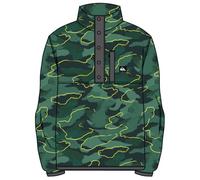 Quiksilver - Kid's No Destination Half Snap - Fleecepullover, Gr. 176 XL - 16 Years, grün (TrekkingGreen/Camostrokes)