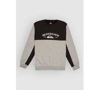 Quiksilver Knowledge Area Crew Kids Sweater light grey heather Jungen Gr. T10