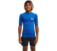 Quiksilver Kurzärmeliges Surf-T-Shirt mit LSF 50, für den Alltag, LSF 50, Jungen, Blau