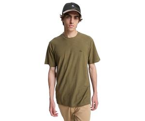 Quiksilver Kurzärmliges Strickoberteil, Slub Roundneck, Herren, Braun