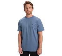 Quiksilver Kurzarm-T-Shirt, Basic SS, Tee, Young, Blau, S