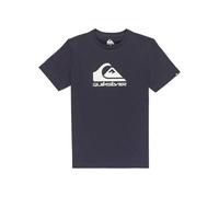 Quiksilver T-Shirt Ev Comp Logo SS Kurzarm 100% Baumwolle Blau Größe 10A