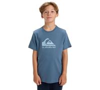 T-Shirt QUIKSILVER "Ev Comp Logo", Jungen, Gr. 14, china blau, 100% Baumwolle, Shirts T-Shirt (45503420-14) china blau