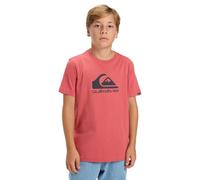 Quiksilver Kurzarm T-Shirt EV COMP Logo SS Kids Boy's Pink 14, Mineral Red, 14 Jahre
