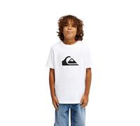 Quiksilver - Youth's EV Comp Logo S/S - T-Shirt, Gr. 140 10, weiß (White)