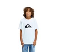 Quiksilver Kurzarm T-Shirt EV COMP Logo SS Kids Boy's White 8, weiß, 8 Jahre