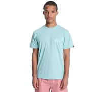 Quiksilver - EV Mini Logo S/S - T-Shirt, Gr. L, türkis (BlueHaze)