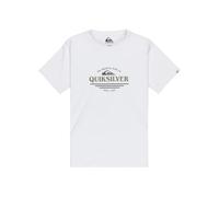 Quiksilver Kurzarm T-Shirt EV Type LINE SS Boy's White 10, weiß, 10 Jahre