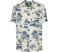 Quiksilver Kurzarmhemd Herren Regular Fit Kurzarm Viskose beige, S