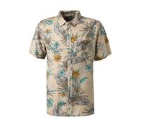 Quiksilver Kurzarmhemd Herren Regular Fit Kurzarm Viskose beige, S