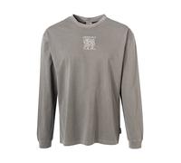 Quiksilver Longsleeve Herren Regular Fit Langarm Rundhals Baumwolle grau, XXL