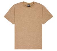 Quiksilver - Lopaz Striped S/S Pocket - T-Shirt, Gr. M, beige (SenecaRockLopazStripes)