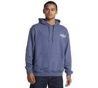 Quiksilver Men's Omni Sign PO Hoodie Pullover Sweater, Vintage Indigo, S