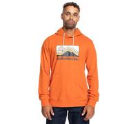 Quiksilver Men's QS Gradient Mountains Hoodie Sweatshirt, Gold Flame, M