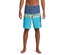 Quiksilver Men's SURFSILK Panel 20 Board Shorts, Maui Blue, 30