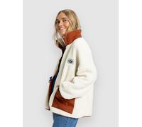 Quiksilver Minto Sherpa Fleece Jacke snow white Damen Gr. L