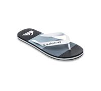 Sandale QUIKSILVER "Molokai Art 25", Gr. 14(47), schwarz (schwarz reconect stripe), Obermaterial: Synthetik / Laufsohle: Moosgummi, Schuhe (84512532-14) schwarz reconect stripe