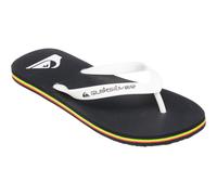Sandale QUIKSILVER "Molokai Core", Herren, Gr. 9(42), schwarz (schwarz, rasta), Obermaterial:Obermaterial: Synthetikmaterial / Außensohle: Moosgummi;, Schuhe Sandale (33233106-9) schwarz, rasta