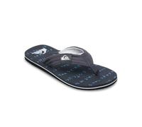 Zehentrenner QUIKSILVER "MOLOKAI LAYBACK 26", Herren, Gr. 42, grau (schwarz quik tough), Textil, Schuhe Zehentrenner, Sommerschuhe (29967345-42) schwarz quik tough