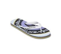 Sandale QUIKSILVER "Molokai Screen", Herren, Gr. 13(46), bunt (weiß), Obermaterial: 100% Synthetik, Futter: 100% Synthetik, Laufsohle: 100% Schwammgummi., Schuhe Sandale (68829561-13) weiß