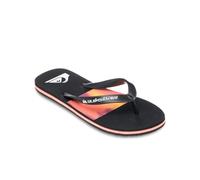 Quiksilver Molokai Stripe 25 Flip-Flops schwarz/orange - 40