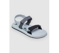 Sandale QUIKSILVER "Monkey Caged", Herren, Gr. 12(45), grau (grau 4), Obermaterial: Textil [Chemiefaser] / Außensohle: Gummi, Schuhe (65915862-12) grau 4