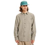 Langarmhemd QUIKSILVER "Motherfly Heather", Herren, Gr. XS, US-Größen, braun, 100% Baumwolle, Hemden (48290849-XS) braun