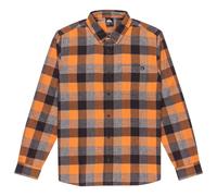 Langarmhemd QUIKSILVER "Motherfly Plaid", Herren, Gr. S, US-Größen, almond motherfly check, 100% Baumwolle, Langarm, Hemden (29148966-S) almond motherfly check