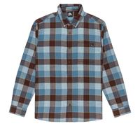 Langarmhemd QUIKSILVER "Motherfly Plaid", Herren, Gr. XL, US-Größen, china blau motherfly check, 100% Baumwolle, Langarm, Hemden (78114322-XL) china blau motherfly check