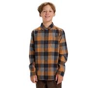 Quiksilver Motherfly Plaid - Long Sleeve Shirt for Boys 8-16 - Langärmliges Hemd - Jungen 8-16 - 12 - Braun.