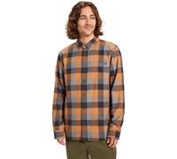 Langarmhemd QUIKSILVER "Motherfly Plaid", Herren, Gr. S, US-Größen, almond motherfly check, 100% Baumwolle, Langarm, Hemden (29148966-S) almond motherfly check