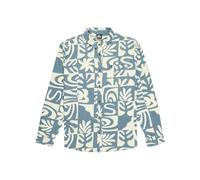 Quiksilver Motherfly Printed - Long Sleeve Shirt for Men - Langärmliges Hemd - Männer - M - Blau.