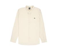 Langarmhemd QUIKSILVER "Mw Premium Stretch", Herren, Gr. S, US-Größen, bone weiß, Obermaterial: 98% Walkfrottier, 2% Elasthan;, Hemden (14831605-S) bone weiß