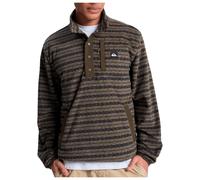 Quiksilver - No Destination Half Snap - Fleecepullover, Gr. M, schwarz (NoDestinationGrapeLeaf)